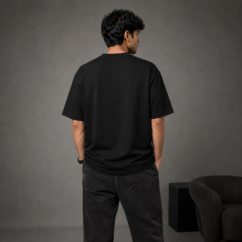 One More Round Oversized T-Shirt | 240 GSM Heavyweight Cotton
